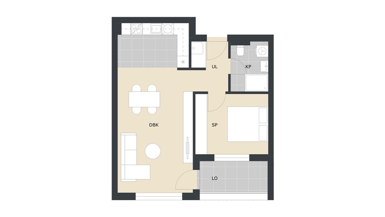 Dvosoban stan Velika Gorica Prodaja novogradnje Green Side Residence A12