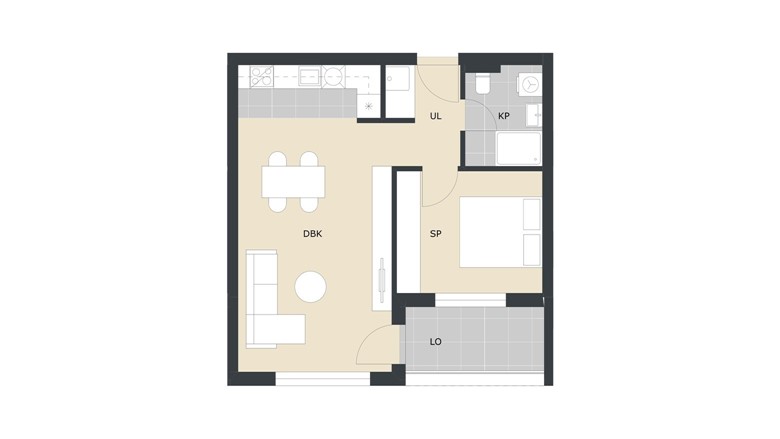 Dvosoban stan Velika Gorica Prodaja novogradnje Green Side Residence A53