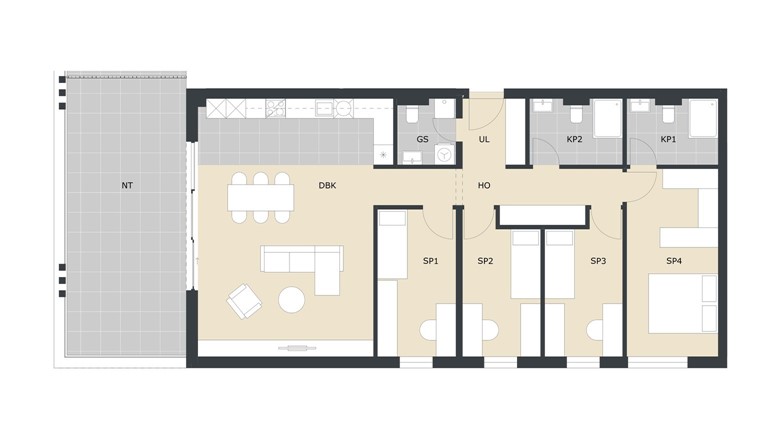 Prodaja stanova Velika Gorica peterosoban stan Green Side Residence A64