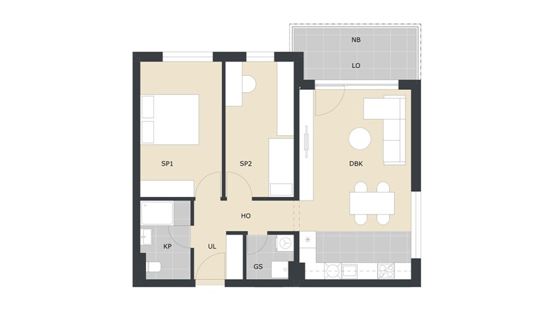 Prodaja stanova Velika Gorica trosoban stan Green Side Residence A27