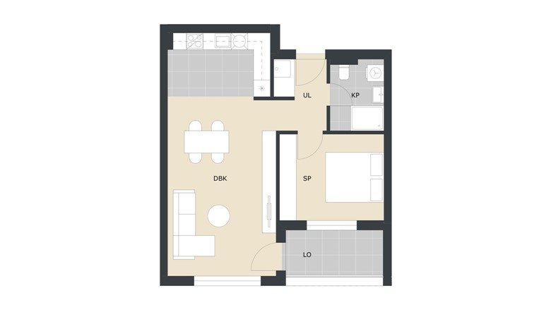 Stan dvosoban Velika Gorica Green Side Residence novogradnje prodaja A28
