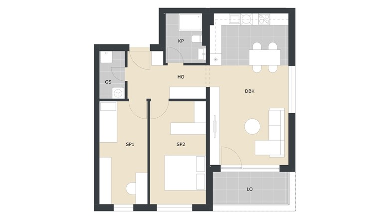 Stan trosoban Velika Gorica Green Side Residence novogradnje prodaja A47