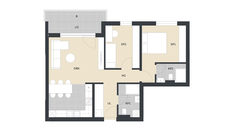 Stan trosoban Velika Gorica Green Side Residence novogradnje prodaja A56