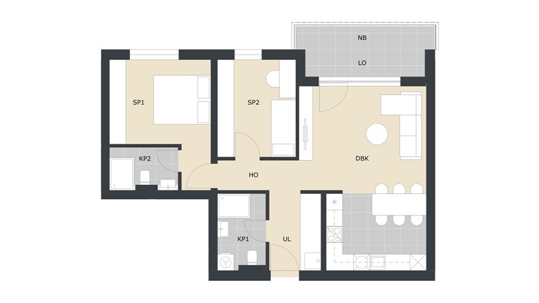 Trosoban stan Velika Gorica Prodaja novogradnje Green Side Residence A10